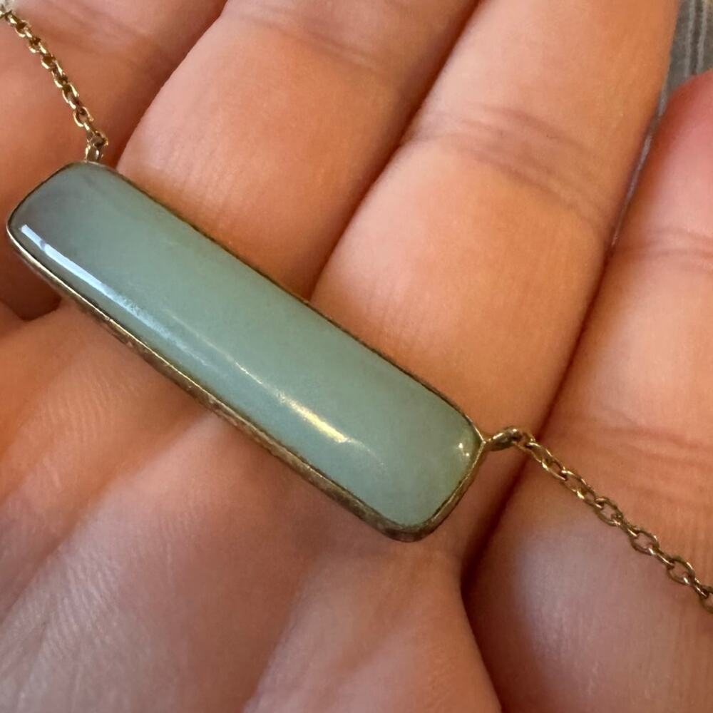 Handmade Sea Glass bar necklace - Picture 3 of 5